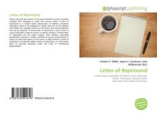 Borítókép a  Letter of Reprimand - hoz