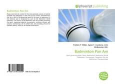 Borítókép a  Badminton Pan Am - hoz