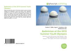 Borítókép a  Badminton at the 2010 Summer Youth Olympics - hoz