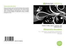 Borítókép a  Alexandra Burslem - hoz