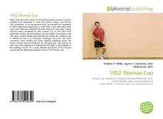 Borítókép a  1952 Thomas Cup - hoz