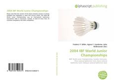 Capa do livro de 2004 IBF World Junior Championships 