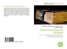 Traductions Latines du xiie Siècle的封面