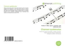 Chanson québécoise的封面