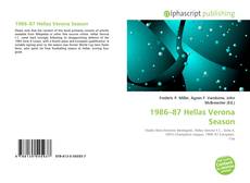 1986–87 Hellas Verona Season的封面