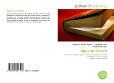 Apparat Savant的封面