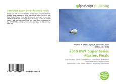 2010 BWF Super Series Masters Finals的封面