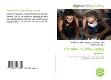 Continuum (role-playing game)的封面