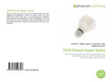2010 French Super Series的封面
