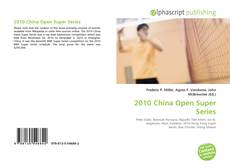 2010 China Open Super Series的封面