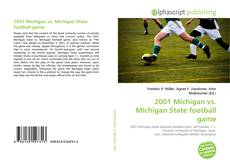 2001 Michigan vs. Michigan State football game的封面