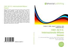 1991–92 F.C. Internazionale Milano Season的封面