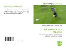 Golden Ball (Czech Republic)的封面