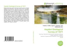 Hayden Geological Survey of 1871的封面