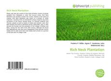 Rich Neck Plantation的封面