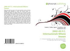 2002–03 F.C. Internazionale Milano Season的封面