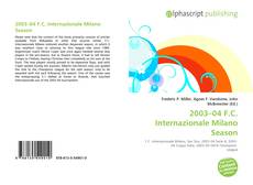 2003–04 F.C. Internazionale Milano Season的封面