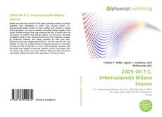 2005–06 F.C. Internazionale Milano Season的封面