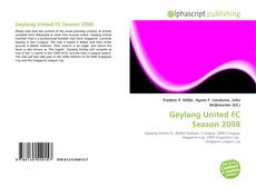 Geylang United FC Season 2008的封面