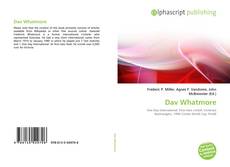 Copertina di Dav Whatmore