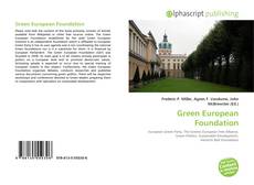 Green European Foundation的封面