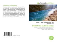 Dominicus Gundissalinus的封面