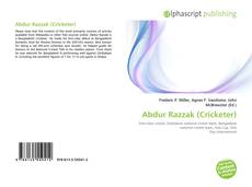 Portada del libro de Abdur Razzak (Cricketer)
