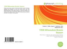 Portada del libro de 1958 Milwaukee Braves Season