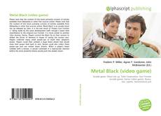 Metal Black (video game)的封面