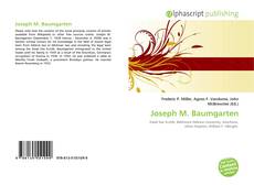Borítókép a  Joseph M. Baumgarten - hoz