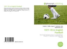 Borítókép a  1977–78 in English Football - hoz