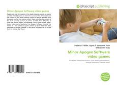 Minor Apogee Software video games的封面