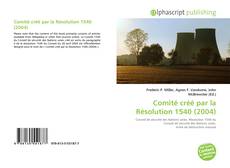 Borítókép a  Comité créé par la Résolution 1540 (2004) - hoz