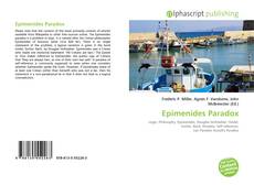 Buchcover von Epimenides Paradox