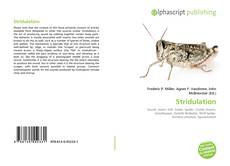 Bookcover of Stridulation