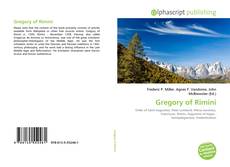 Couverture de Gregory of Rimini