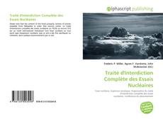 Borítókép a  Traité d'Interdiction Complète des Essais Nucléaires - hoz