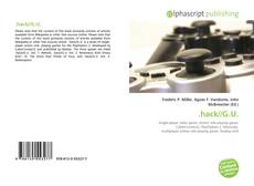 Capa do livro de .hack//G.U. 