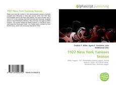 1927 New York Yankees Season的封面