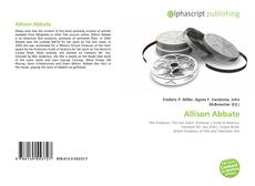 Allison Abbate的封面