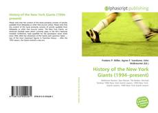 Обложка History of the New York Giants (1994–present)