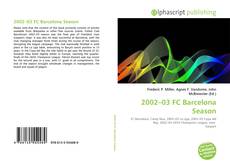Capa do livro de 2002–03 FC Barcelona Season 