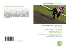Couverture de Concours Complet International