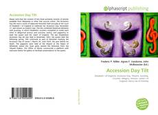 Capa do livro de Accession Day Tilt 