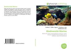 Biodiversité Marine kitap kapağı