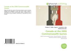 Обложка Canada at the 2006 Commonwealth Games