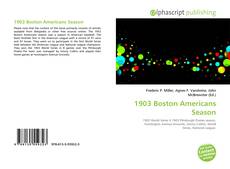 Bookcover of 1903 Boston Americans Season
