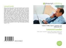 Borítókép a  Leonard Lauder - hoz