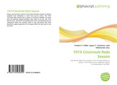 Borítókép a  1919 Cincinnati Reds Season - hoz