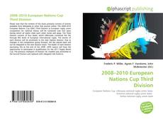 Borítókép a  2008–2010 European Nations Cup Third Division - hoz